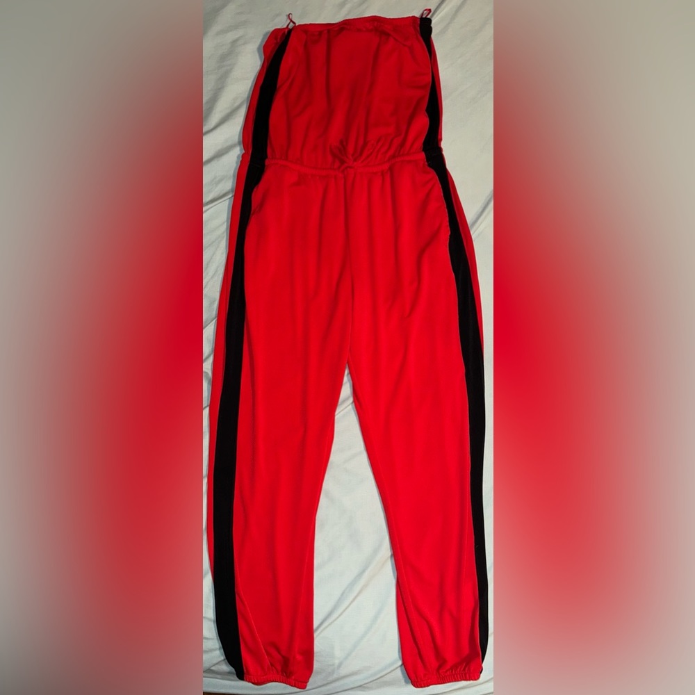 Strapless jumpsuit from Express